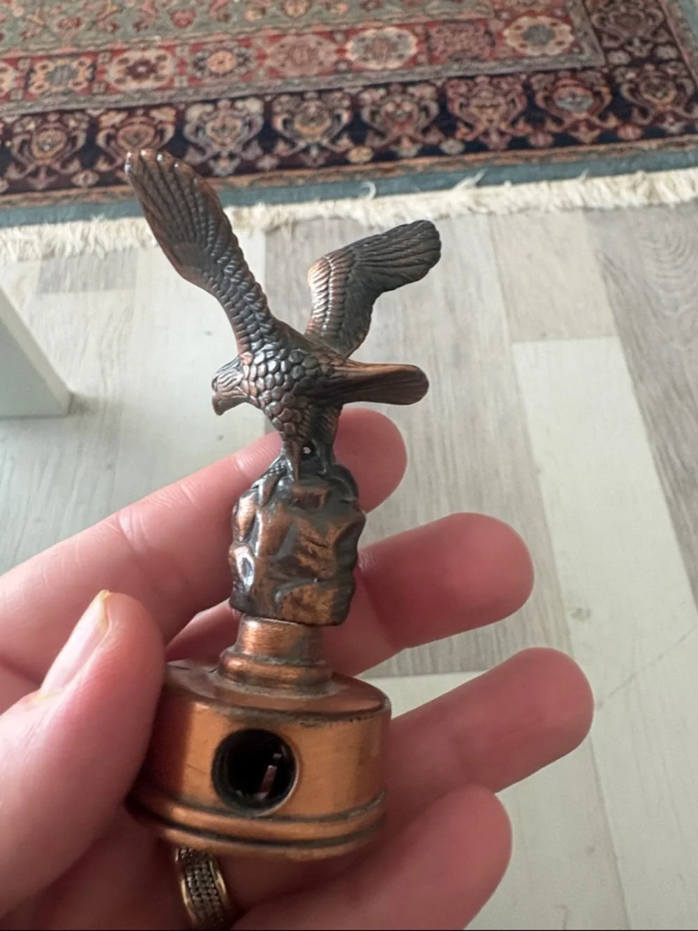 Vintage Copper Nebraska Eagle Sharpener  new